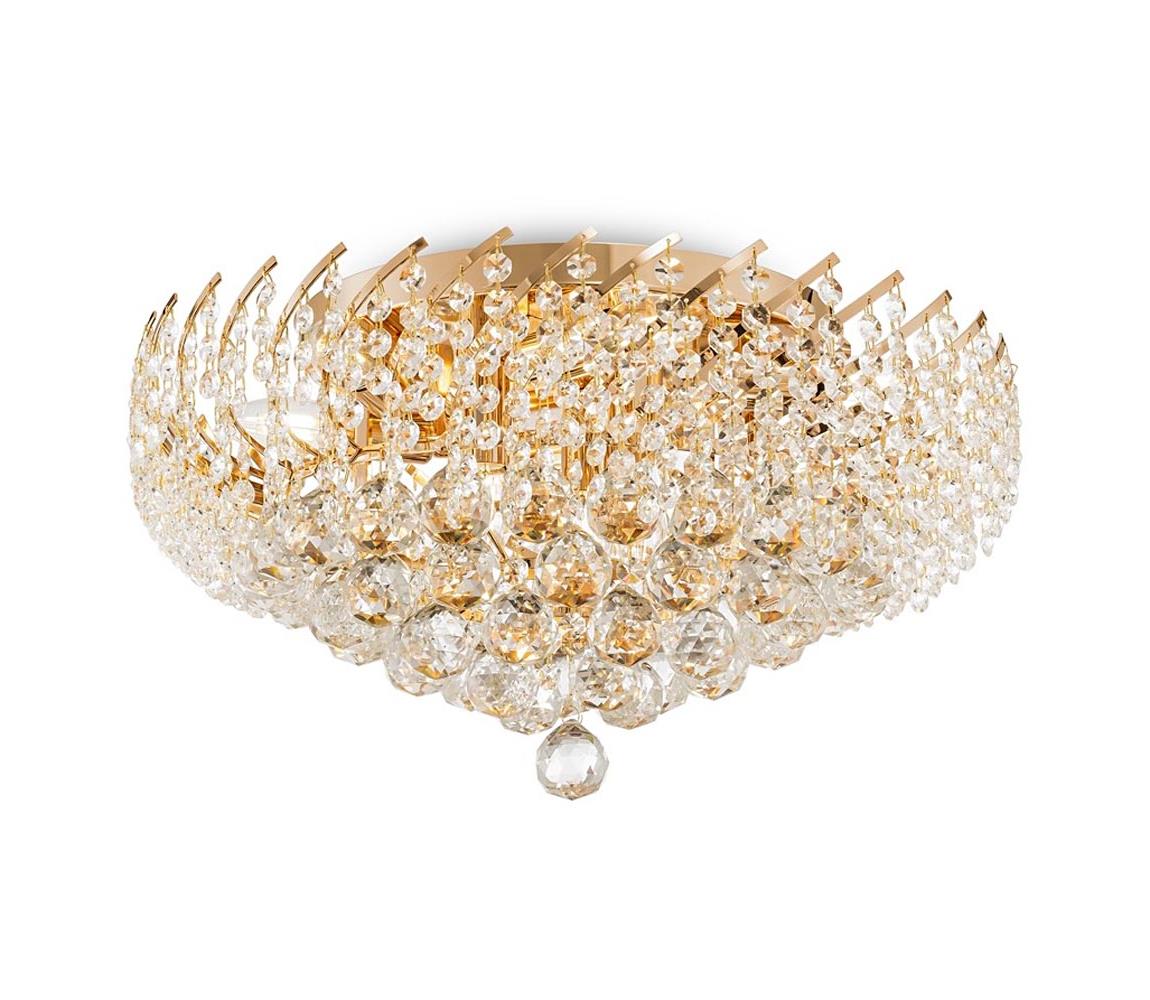 Maytoni DIA120-09-G - Stropní svítidlo KAROLINA 9xE14/40W/230V DIA120-09-G