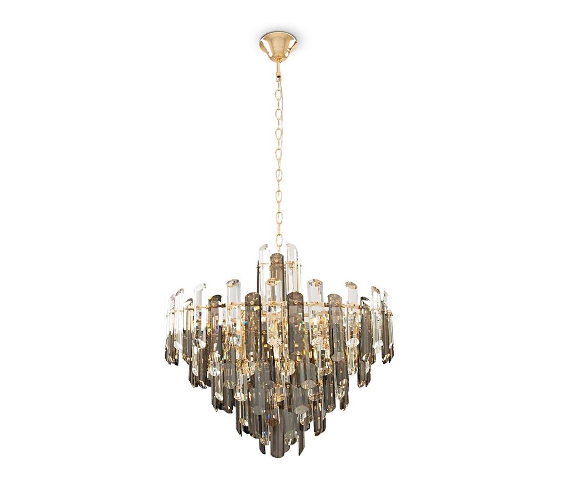 Maytoni DIA200PL-08G - Lustr na řetězu FLARE 8xE14/40W/230V DIA200PL-08G