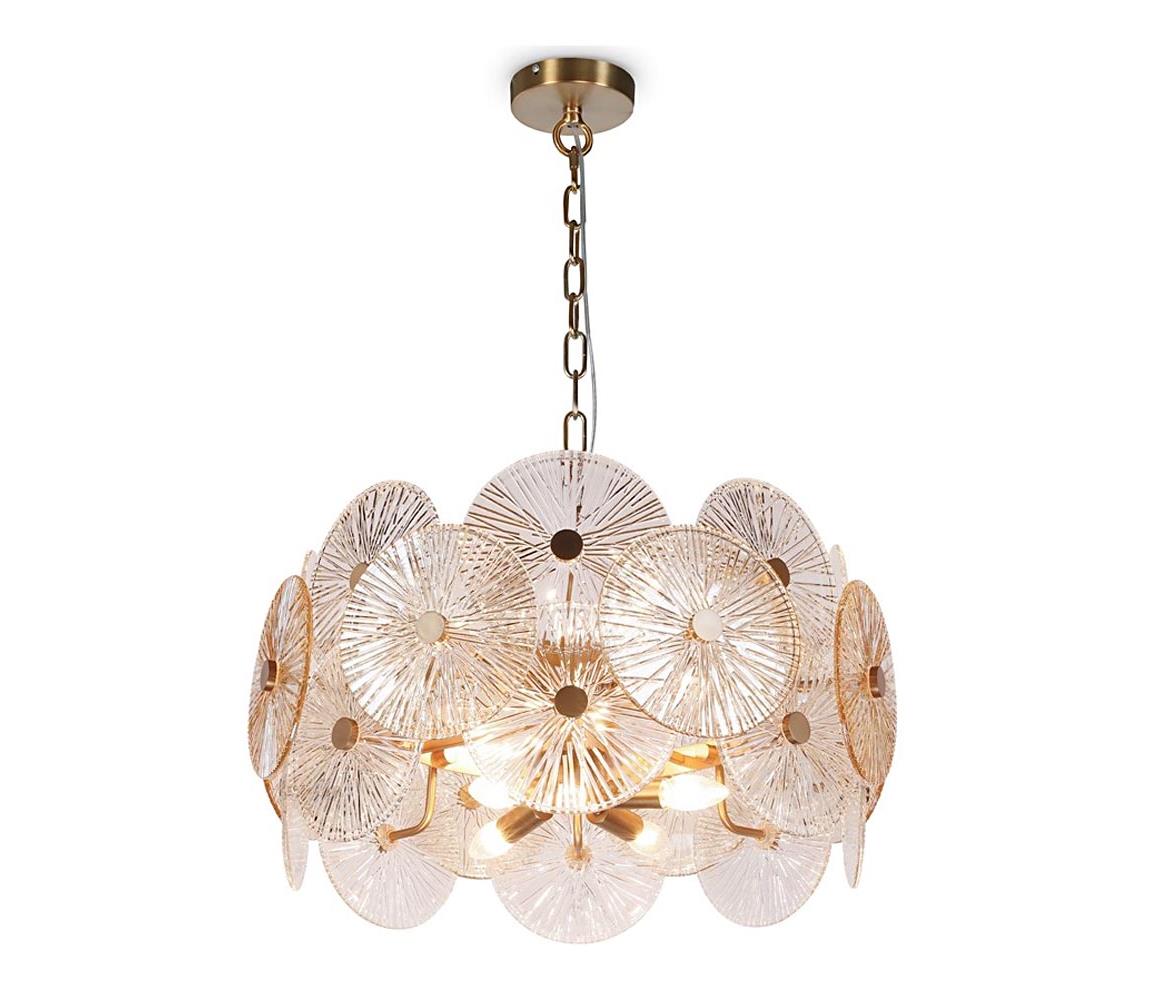 Maytoni MOD007PL-08G - Lustr na řetězu ASTER 8xE14/40W/230V MOD007PL-08G