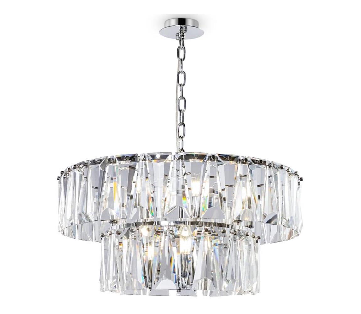 Maytoni MOD043PL-12CH - Lustr na řetězu PUNTES 12xE14/40W/230V chrom MOD043PL-12CH