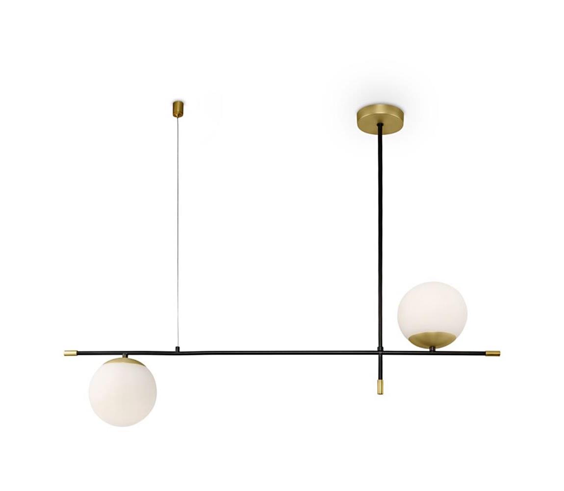 Maytoni MOD048PL-02G - Lustr na tyči NOSTALGIA 2xE14/40W/230V MOD048PL-02G