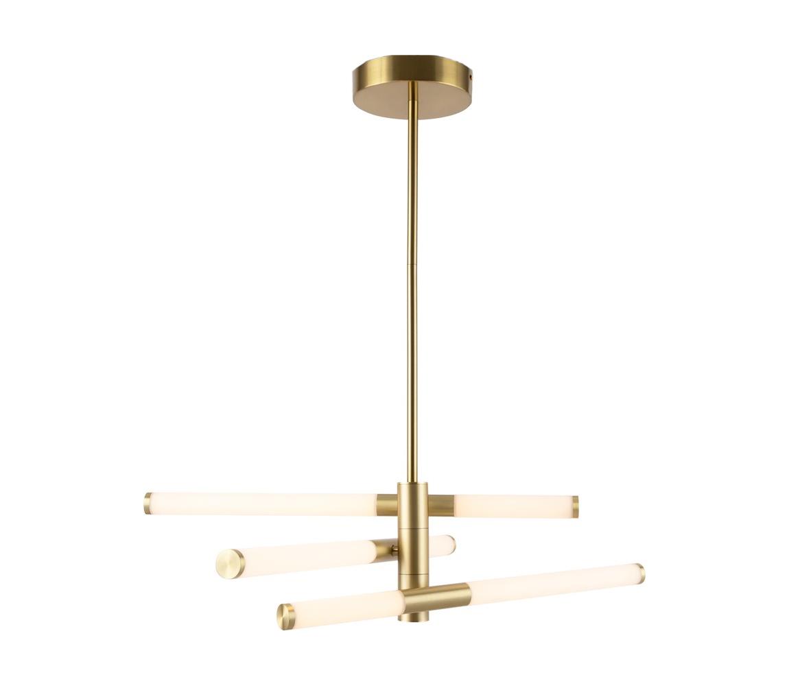 Maytoni MOD106PL-L28G3K - LED Lustr na tyči AXIS LED/28W/230V zlatá MOD106PL-L28G3K