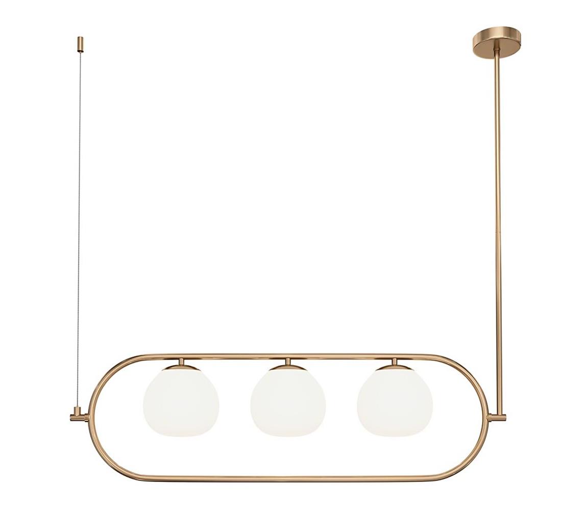Maytoni MOD221PL-03BS - Lustr na tyči ERICH 3xE14/40W/230V měděná MOD221PL-03BS