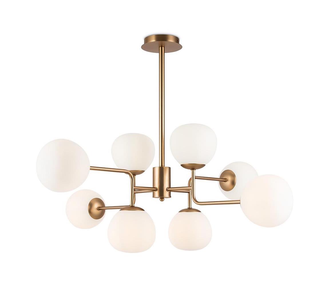 Maytoni MOD221-PL-08-G - Lustr na tyči ERICH 8xE14/40W/230V měděná MOD221-PL-08-G