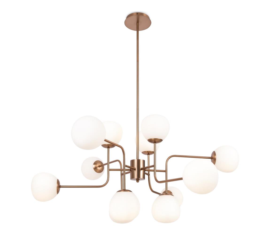 Maytoni MOD221PL-12G - Lustr na tyči ERICH 12xE14/40W/230V měděná MOD221PL-12G