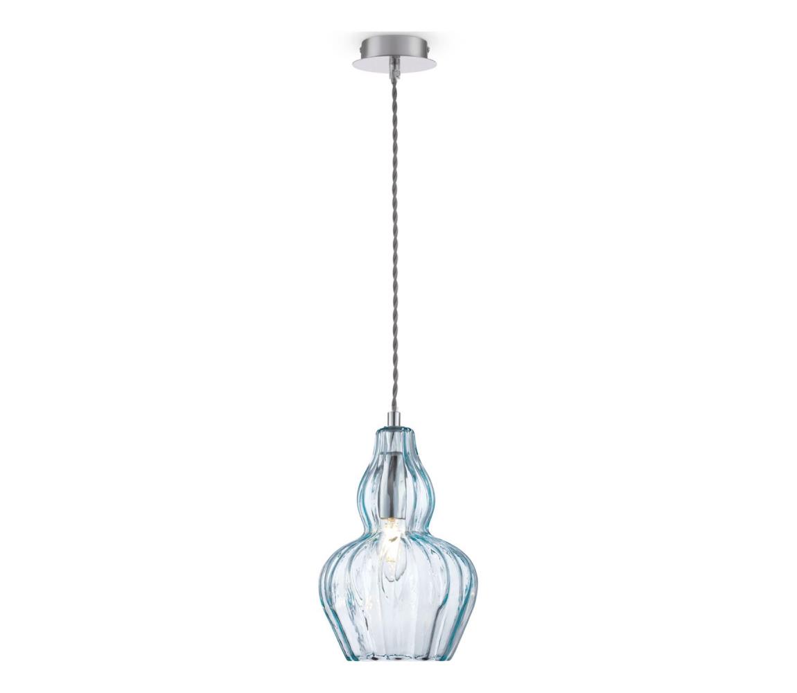 Maytoni MOD238-PL-01-BL - Lustr na lanku EUSTOMA 1xE14/40W/230V modrá MOD238-PL-01-BL