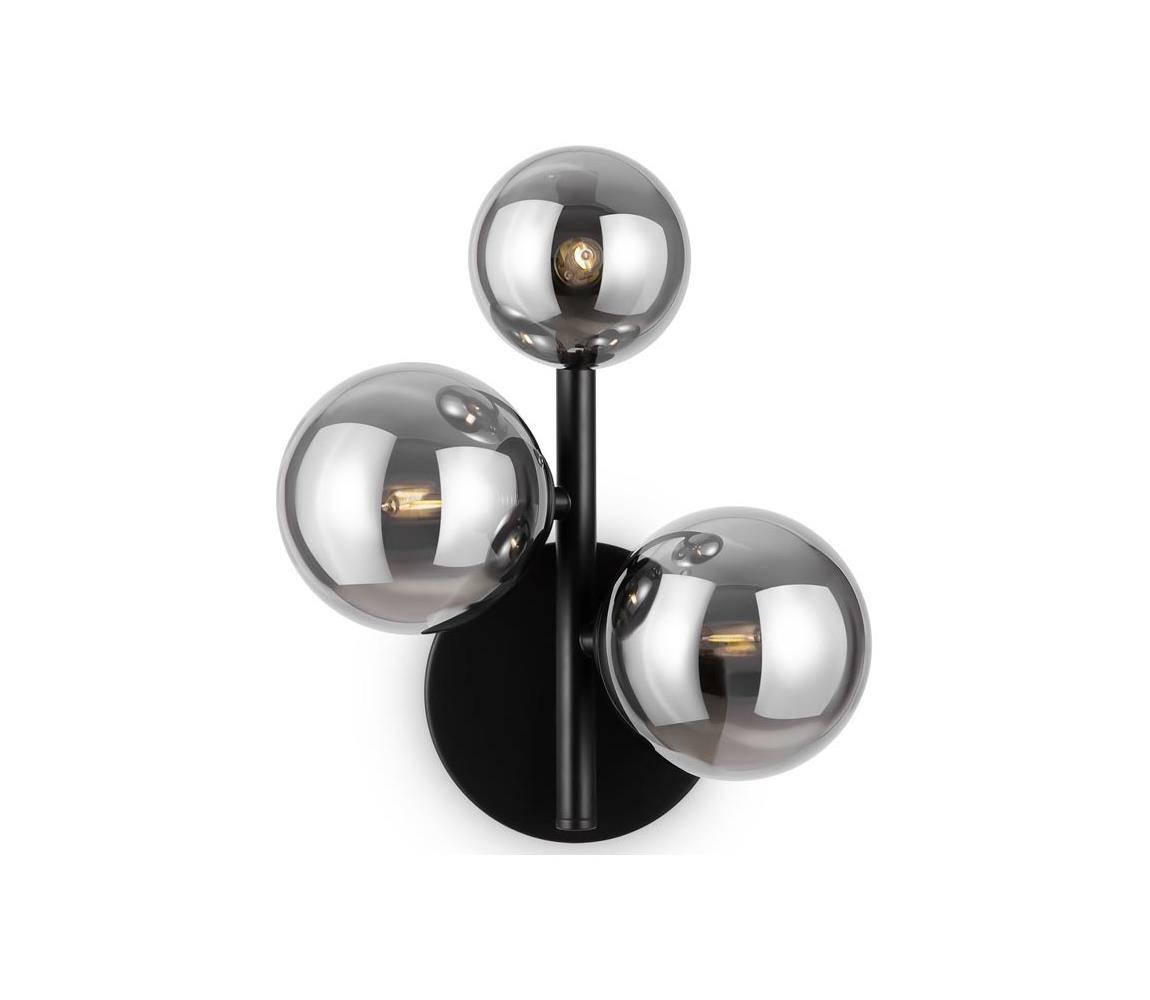 Maytoni MOD545WL-03B - Nástěnné svítidlo DALLAS 3xG9/28W/230V černá MOD545WL-03B