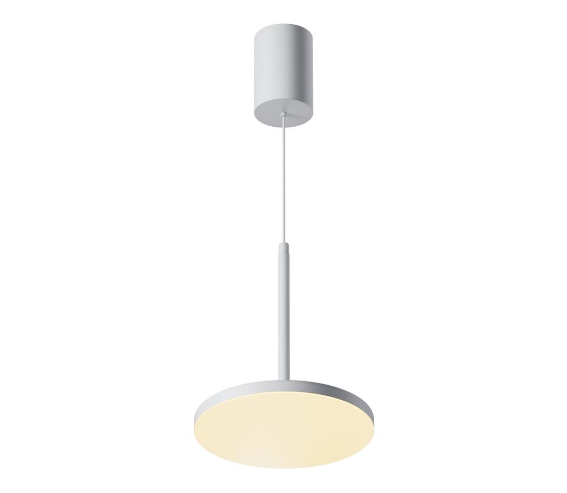 Maytoni P076PL-L12W3K-W - LED Lustr na lanku PLATO LED/12W/230V 3000K bílá P076PL-L12W3K-W
