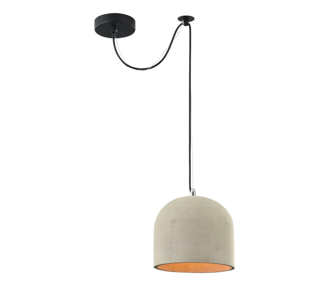 Maytoni T451-PL-01-GR - Lustr na lanku BRONI 1xE27/60W/230V pr. 20 cm šedá T451-PL-01-GR