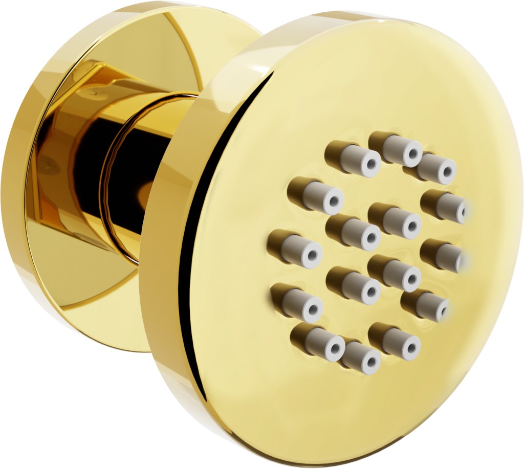 MEXEN Boční sprcha, zlato 79361-50
