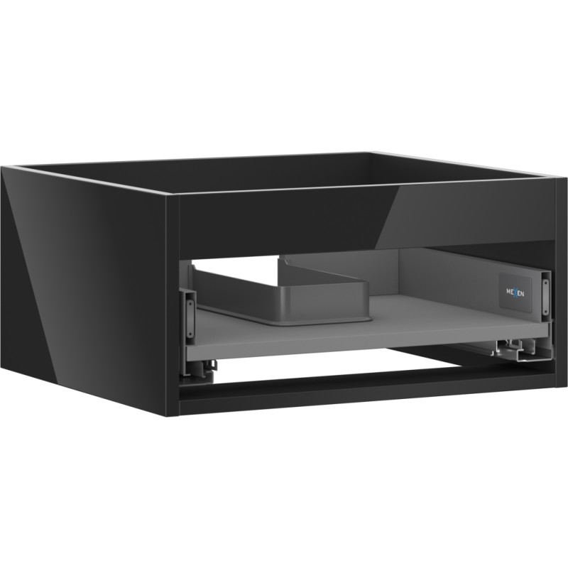 MEXEN Box-A skříňka pro umyvadlo 50, 1 šuplík, černá lesk 91AX0-0500-235-1-70