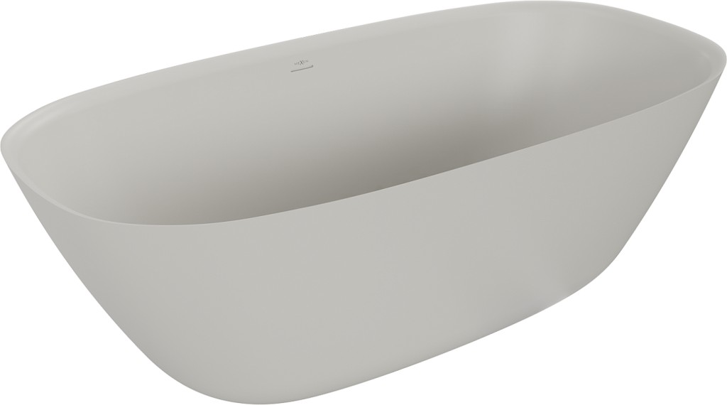 MEXEN Como volně stojící vana litý mramor 150 x 82, beton mat 57311508261