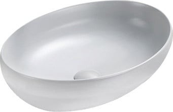 MEXEN Cornelia umyvadlo na desku 50x36, platina mat 21885063