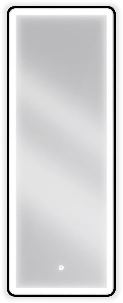 MEXEN Coro zrcadlo s osvětlením 45 x 120, LED 6000K, černý rám 9817-045-120-611-70