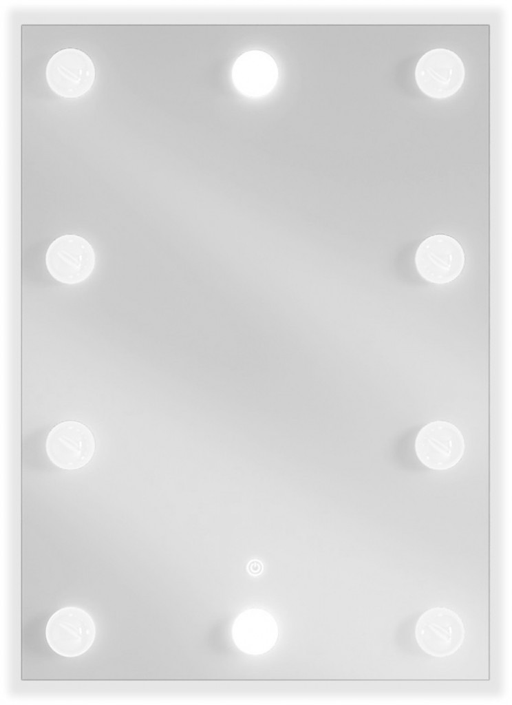 MEXEN Dona zrcadlo s osvětlením 50 x 70, LED 600 9818-050-070-611-00