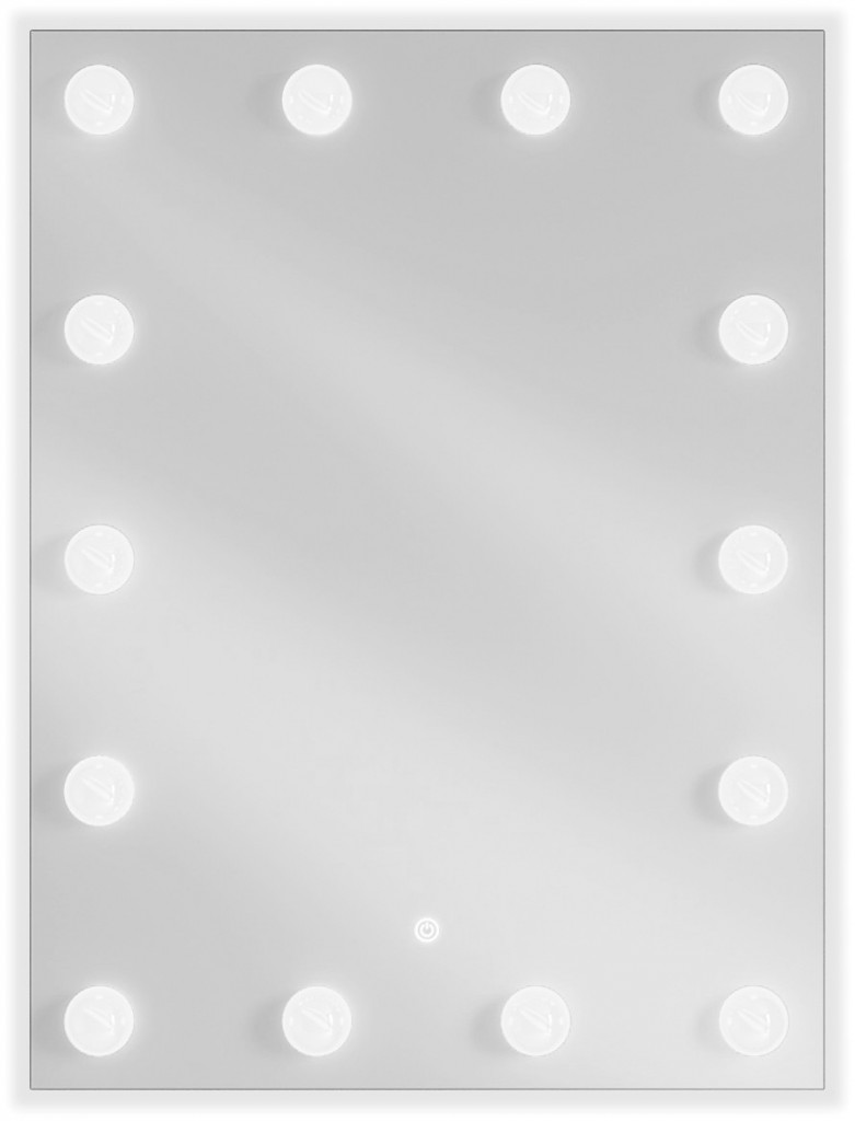 MEXEN Dona zrcadlo s osvětlením 60 x 80, LED 600 9818-060-080-611-00