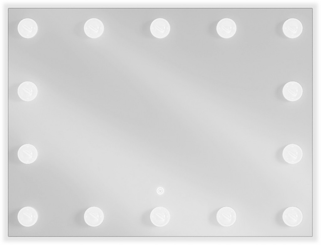 MEXEN Dona zrcadlo s osvětlením 80 x 60, LED 600 9818-080-060-611-00