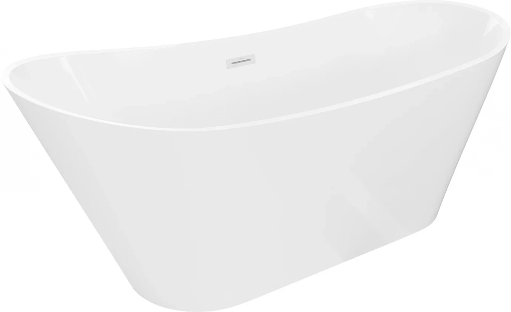 MEXEN DORA volně stojící vana 160x75, bílá bez krytky přepadu a zátky 52071607500-SS
