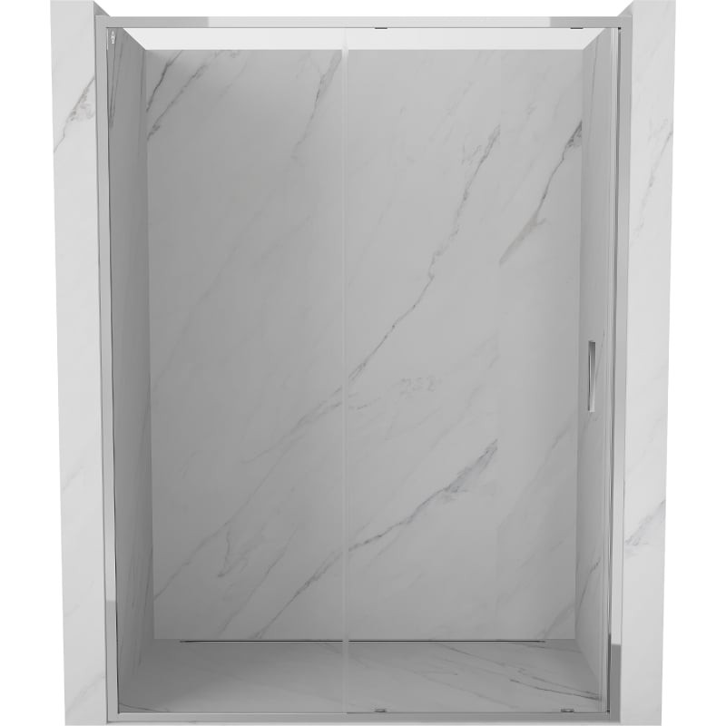 MEXEN Exo posuvné sprchové dveře 130, transparent, chrom 8151-130-000-01-00