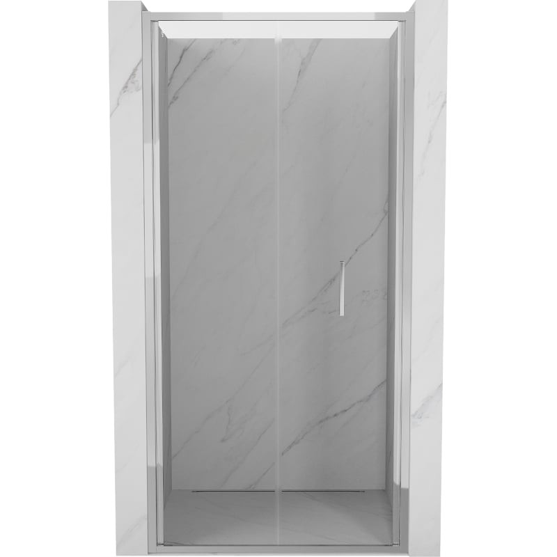 MEXEN Exo skládací sprchové dveře 75, transparent, chrom 816-075-000-01-00