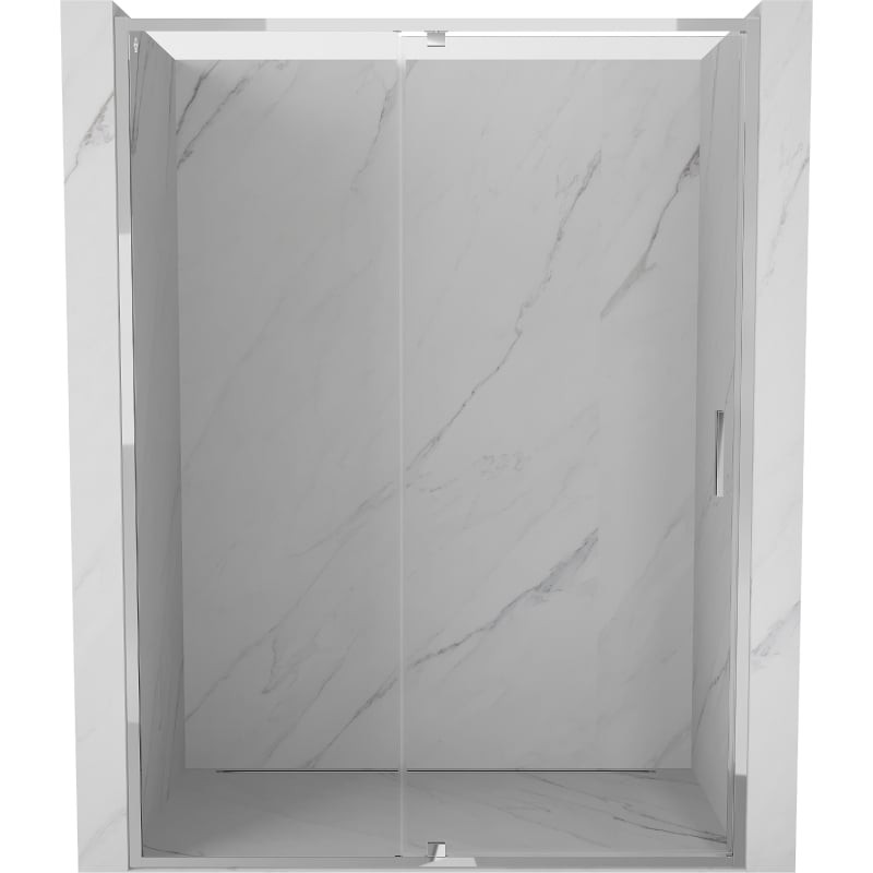 MEXEN Exo sprchové dveře křídlové 150, transparent, chrom 819-150-000-01-00