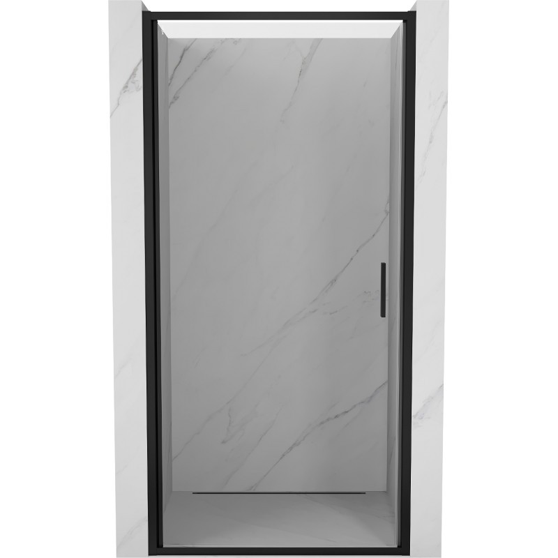 MEXEN Exo sprchové dveře křídlové 95, transparent, černá 817-095-000-70-00