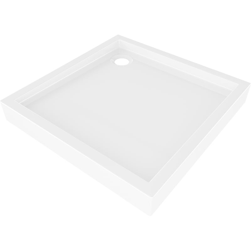 MEXEN Flow+ Sprchová vanička čtvercová 90 x 90, bílá lesk 46S109090H