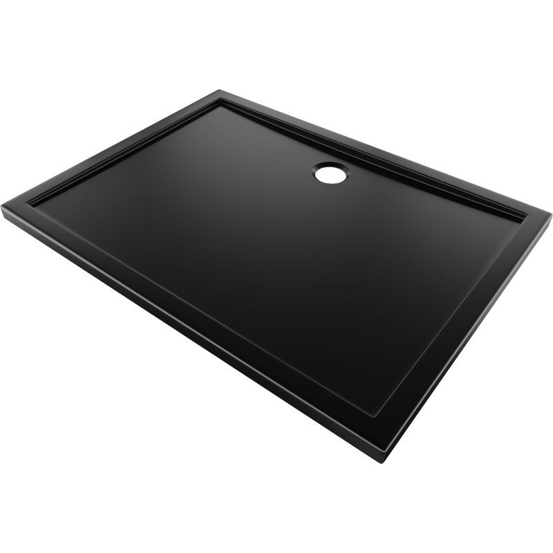 MEXEN Flow sprchová vanička obdélníková slim 70 x 85, černá mat 46R707085