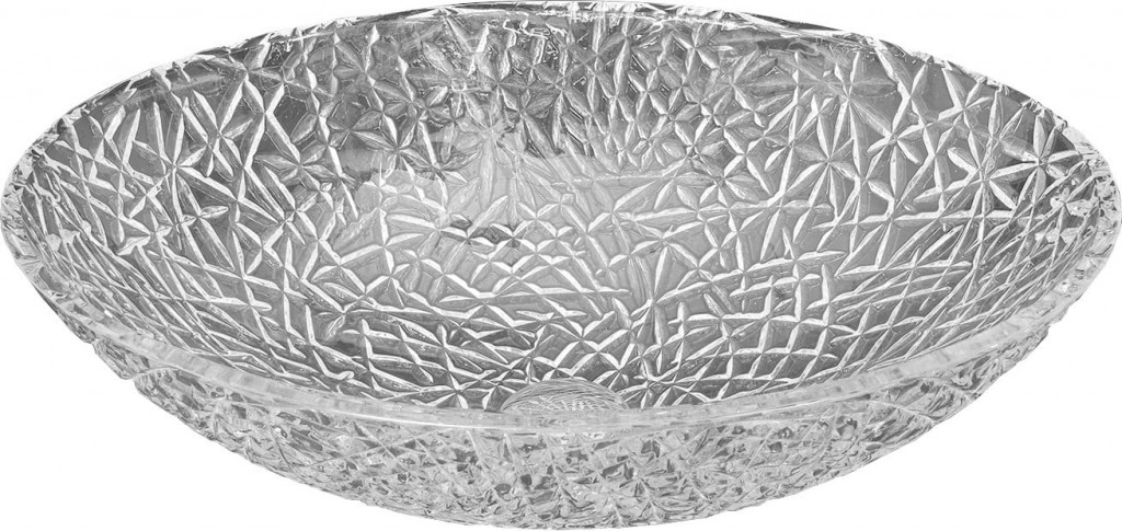 MEXEN Goa skleněné umyvadlo na desku 50x36, transparent 24085000