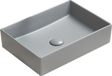 MEXEN Goya umyvadlo na desku 45x32, šedá mat 22184561