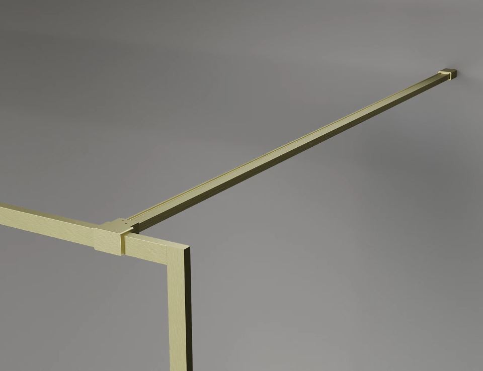 MEXEN KIOTO, LUNAR vzpěra rovná 150 cm broušená zlatá 830-10-55