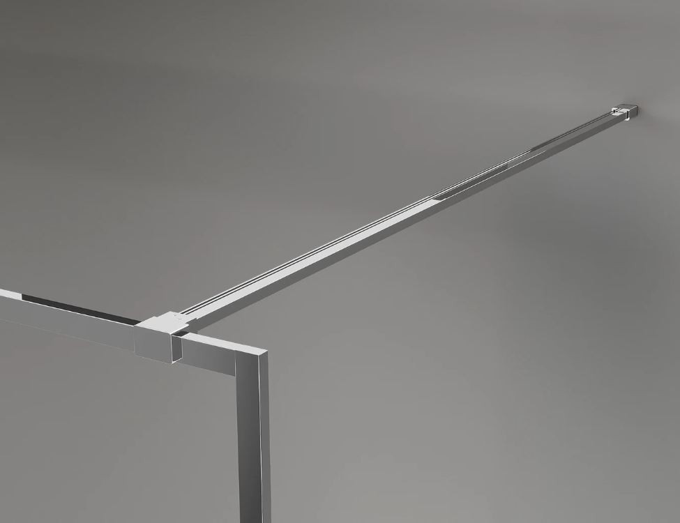 MEXEN KIOTO, LUNAR vzpěra rovná 150 cm chrom 830-10-01