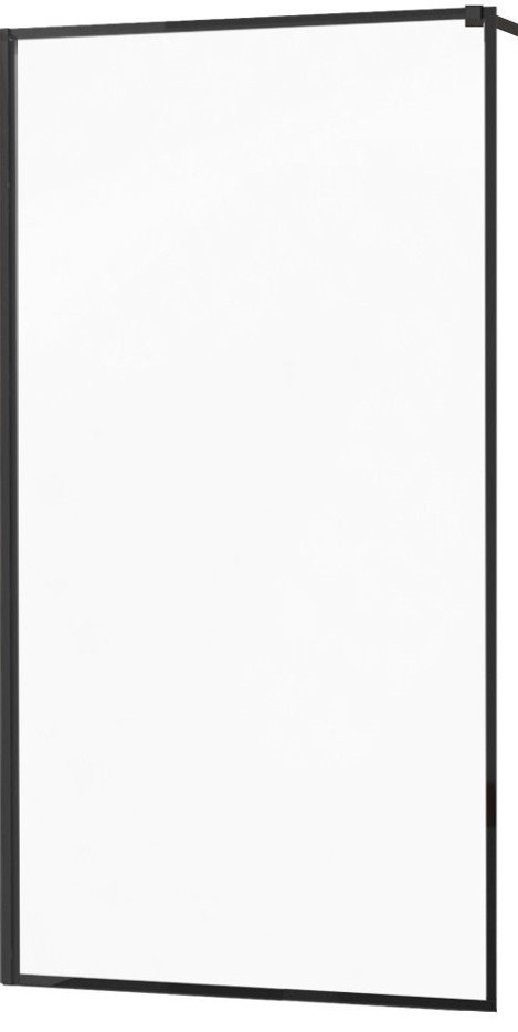 MEXEN KIOTO walk-in 120x200 cm 8mm černá samostatné sklo 800-120-000-00-70