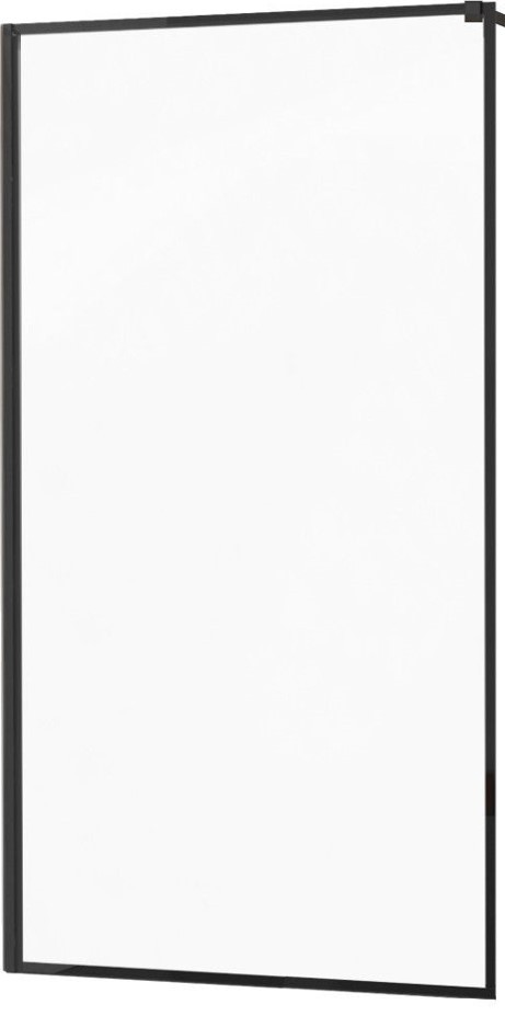 MEXEN KIOTO walk-in 50x200 cm 8mm černá samostatné sklo 800-050-000-00-70