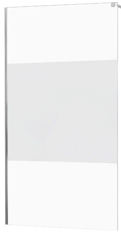 MEXEN KIOTO walk-in 90x200 cm 8mm transparent-dekor samostatné sklo 800-090-000-00-35