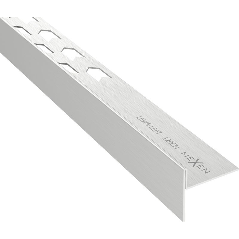 MEXEN Line-B spádová lišta podlahová 120 cm levá, nerez 181001120L