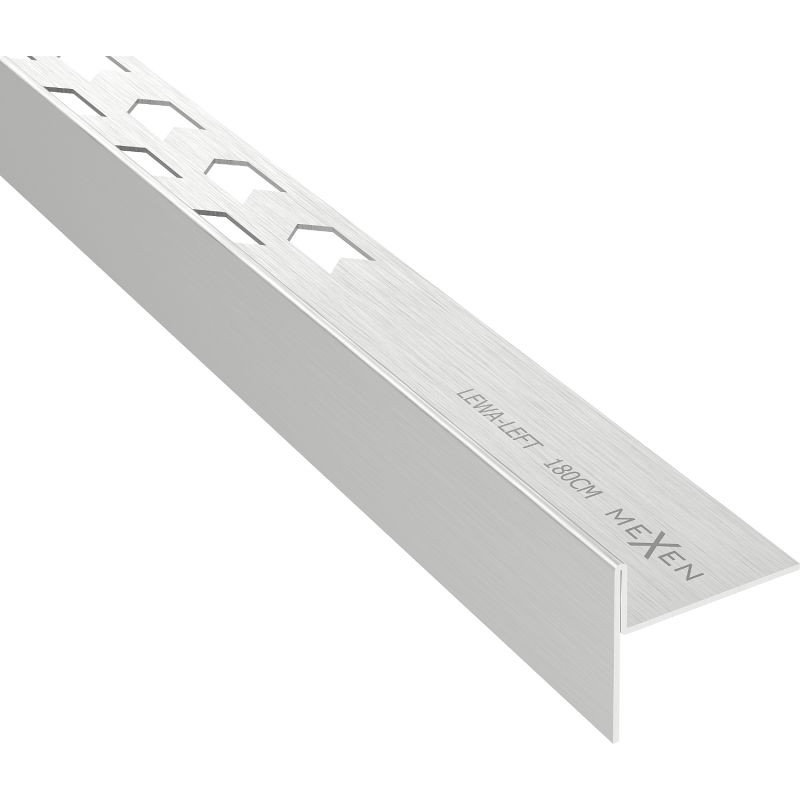 MEXEN Line-B spádová lišta podlahová 180 cm levá, nerez 181001180L