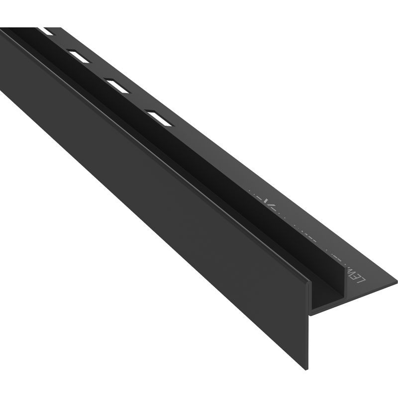 MEXEN Line-B spádová lišta pro sklo 120 cm levá, černá 187004120L