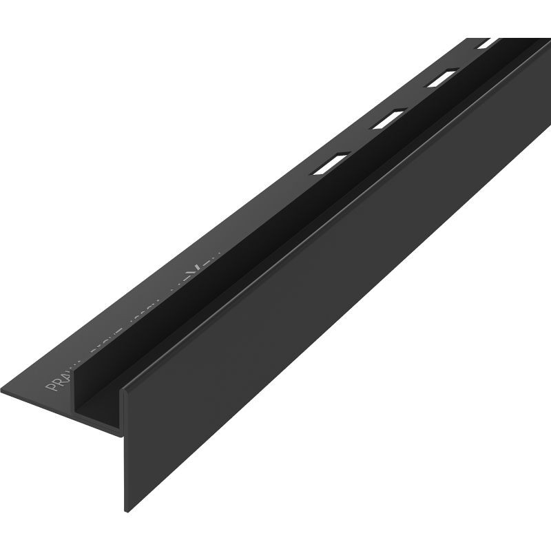 MEXEN Line-B spádová lišta pro sklo 120 cm pravá, černá 187004120R