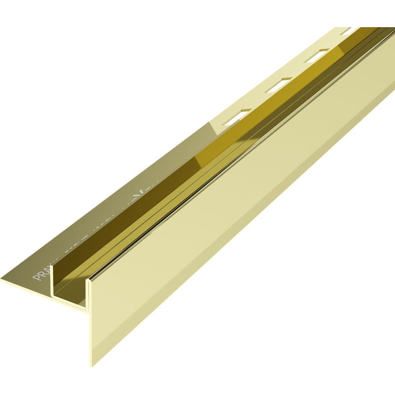 MEXEN Line-B spádová lišta pro sklo 120 cm pravá, zlato 185004120R