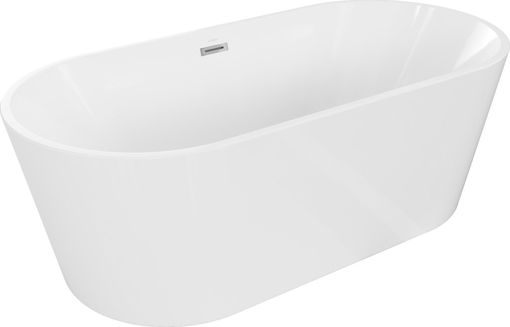 MEXEN Luna vana volně stojící 170x80, bílá, bez krytky přepadu a zátky 52031708000-SS