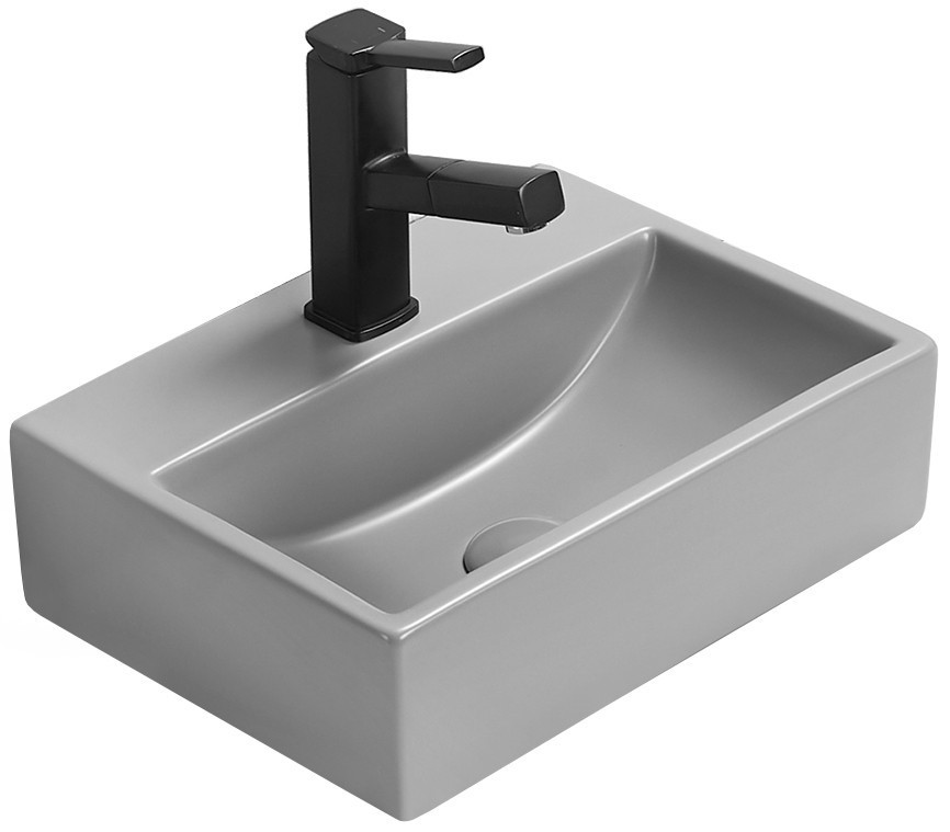 MEXEN Mini umyvadlo na desku 40 x 30, světle šedá mat 21094061