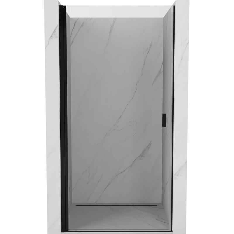 MEXEN MIST dveřní část (1d) 80x200 cm 6mm černá, čirá 8A2-080-000-70-00