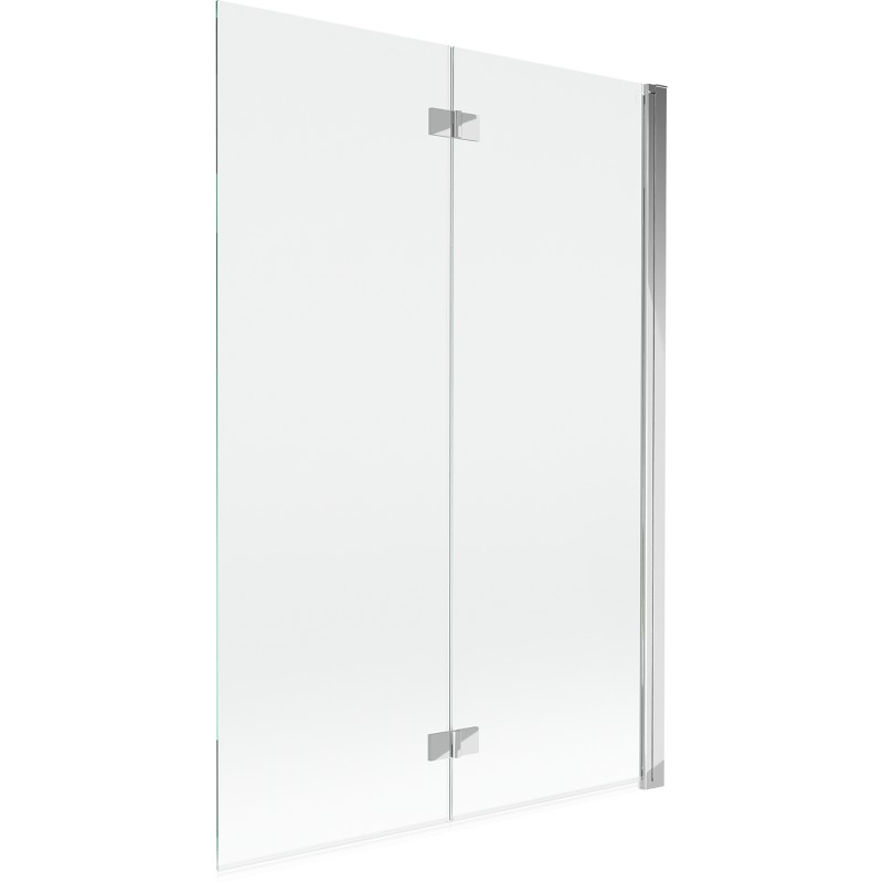 MEXEN MIST vanová zástěna 120x150 cm 6mm 2-s, chrom, čirá, pravá 8A9-120-002-01-00-P