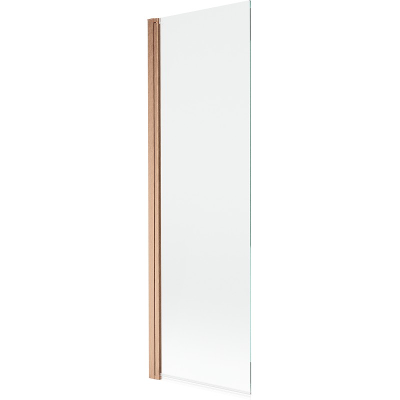 MEXEN MIST vanová zástěna 70x150 cm 6mm 1-s, měď kartáčovaná, čirá 8A9-070-001-65-00