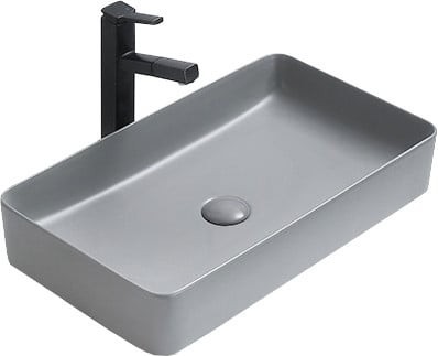 MEXEN Nadia umyvadlo na desku 60 x 35, světle šedá mat 21616061