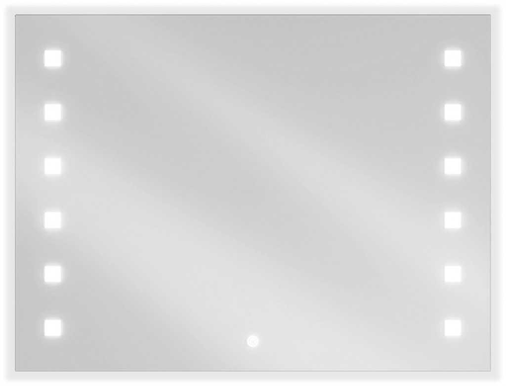 MEXEN Ner zrcadlo s osvětlením 80 x 60, LED 600 9809-080-060-611-00