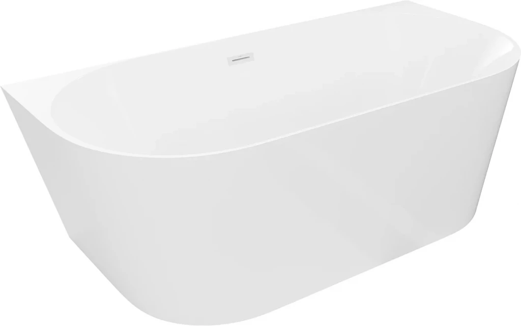 MEXEN OVAL SLIM volně stojící vana 170x80, bílá bez krytky přepadu a zátky 52661708000-SS