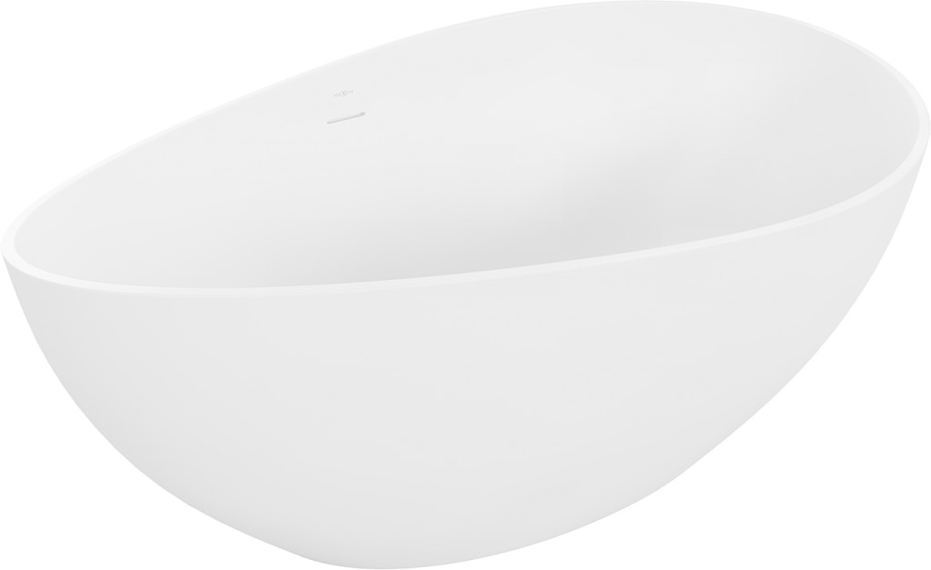 MEXEN Parma volně stojící vana z litého mramoru 160 x 95, bílá mat 57231609500