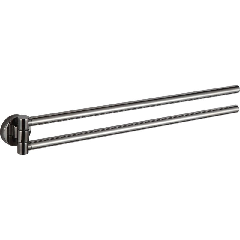 MEXEN Remo dvojitý rotační věšák na ručník, black chrome 70507255-73